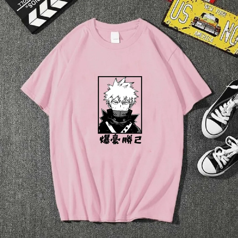 

Anime My Hero Academia T-shirt Round Neck Short T-shirt Casual Unisex