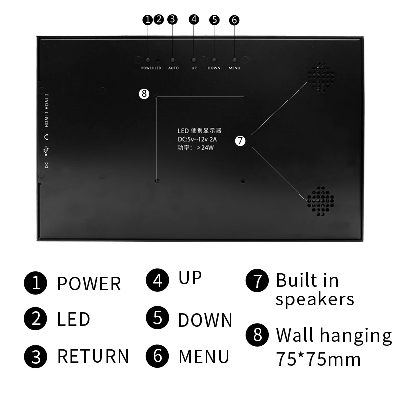 15," дюймовый монитор ips сенсорный экран ЖК-ПК Raspberry Pi 1920x1080 ips портативный HDMI USB игровой монитор компьютер для PS4 Xbox360