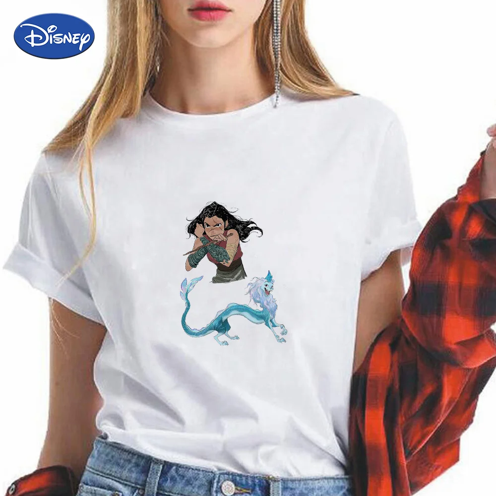 

Raya and The Last Dragon Age T-Shirt Tops Women 2021 Disney Oversized Funny T Shirts Soft Fabric Europe Street Ropa Tumblr Mujer