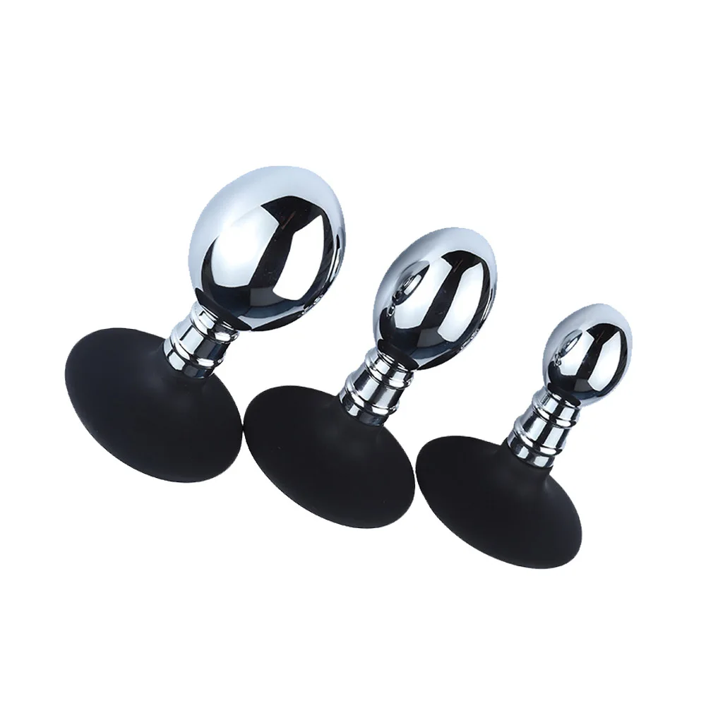 Уличное нижнее белье Металлические анальные бусины большая Анальная пробка