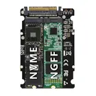 Переходник M.2 SSD в U.2, 2 в 1, NVMe Key BM NGFF SSD на PCI-e U.2 SFF-8639, адаптер PCIe M2, настольный компьютер