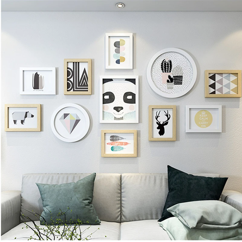 11 шт./компл. Современная белая свадебная любовь набор фоторамок для украшения