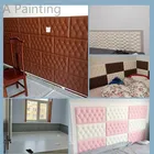 3D наклейки на стены обои анти-столкновения самоклеящиеся утолщаются татами настенный Мат Коврик для малышей и детей постарше Спальня подушка из пены с эффектом домашнего декора