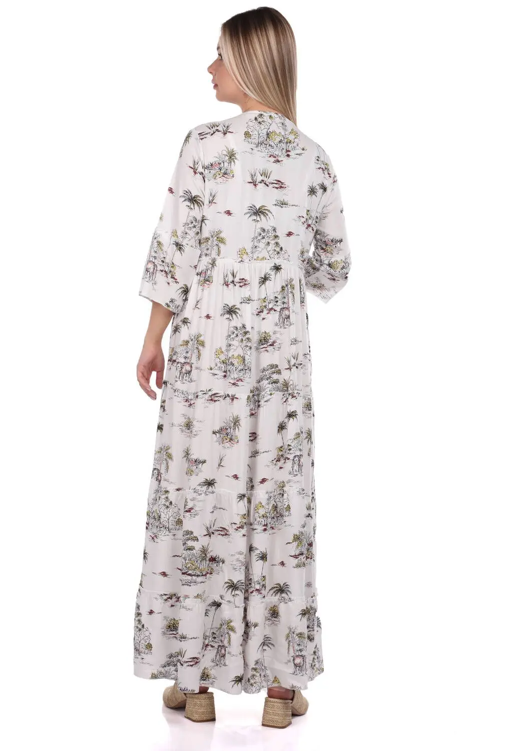 

Markapia Tasseled Patterned Dress