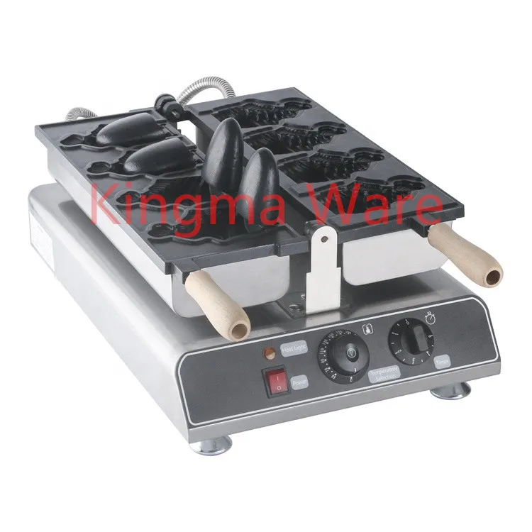 4 шт. рыбы вафельный коммерческих Применение с антипригарным покрытием