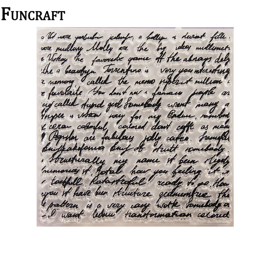 1 лист слова альпфабец буквы фон прозрачные штампы для изготовления открыток