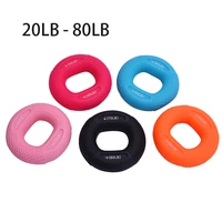 silicone grip exercise 20 80lb gripping ring finger forearm trainer carpal expander muscle workout exercise gym fitness