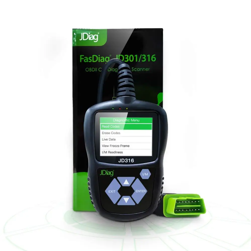 Автомобильный сканер JDiag JD316 OBD2 считыватель кодов неисправностей автомобильного