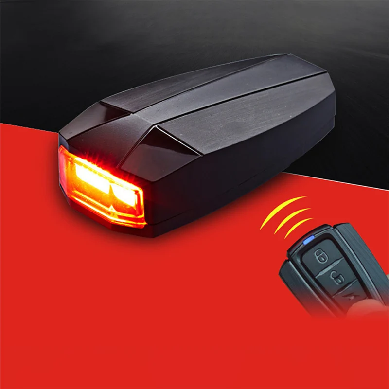 A6 bicycle taillights USB charging mountain bike lights wireless intelligent remote control burglar alarm speakers 50A17 | Спорт и