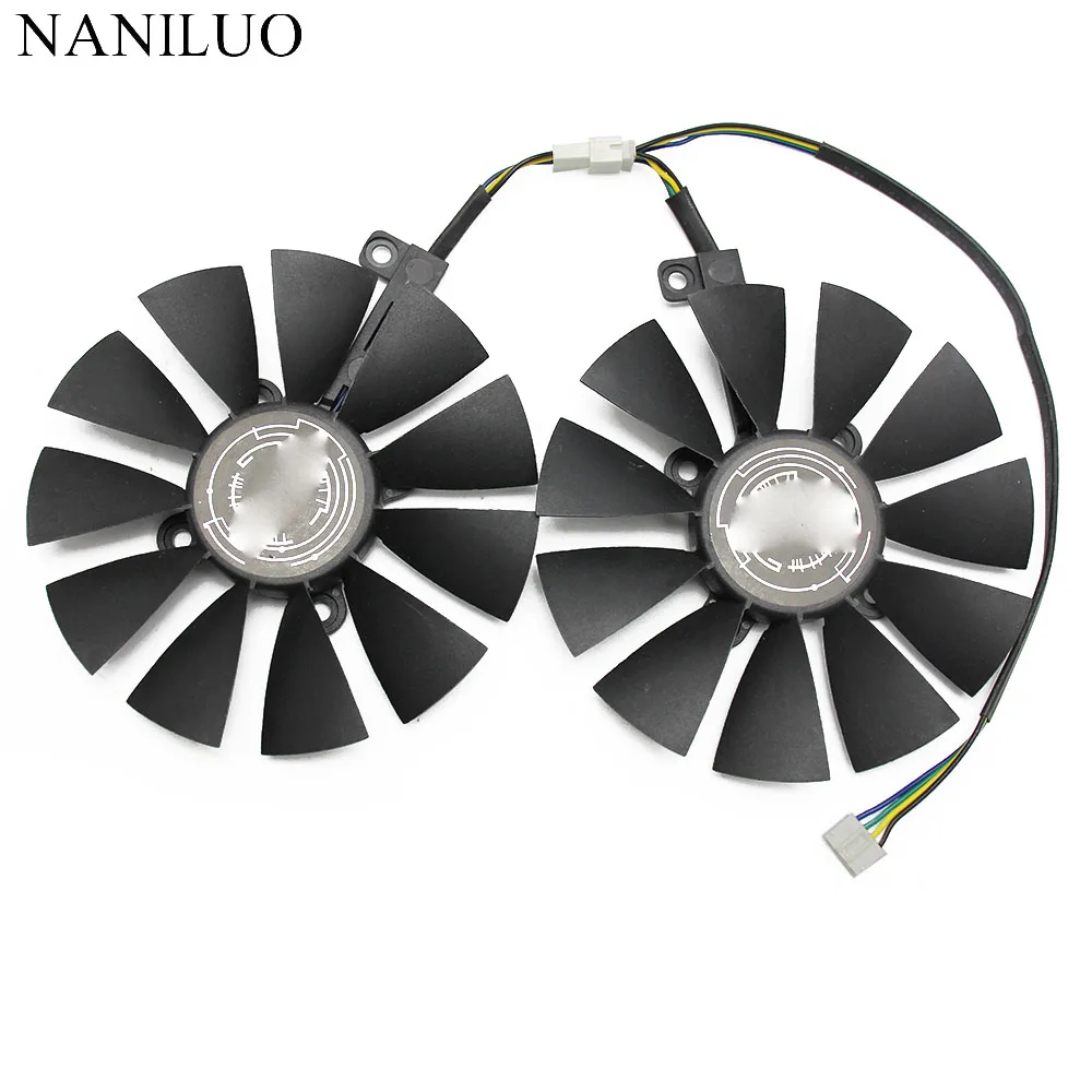 88 мм FDC10U12S9-C EX-RX570 GTX 1060/1070 DUAL охлаждающий вентилятор GPU для Охлаждения видеокарты