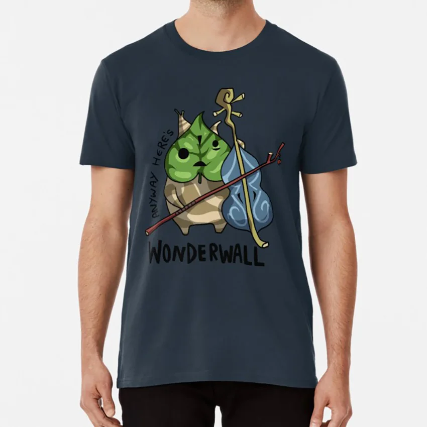 В любом случае это Wonderwall футболка wonderwall скрипка windwaker wind waker zelda legend of loz makar korok |