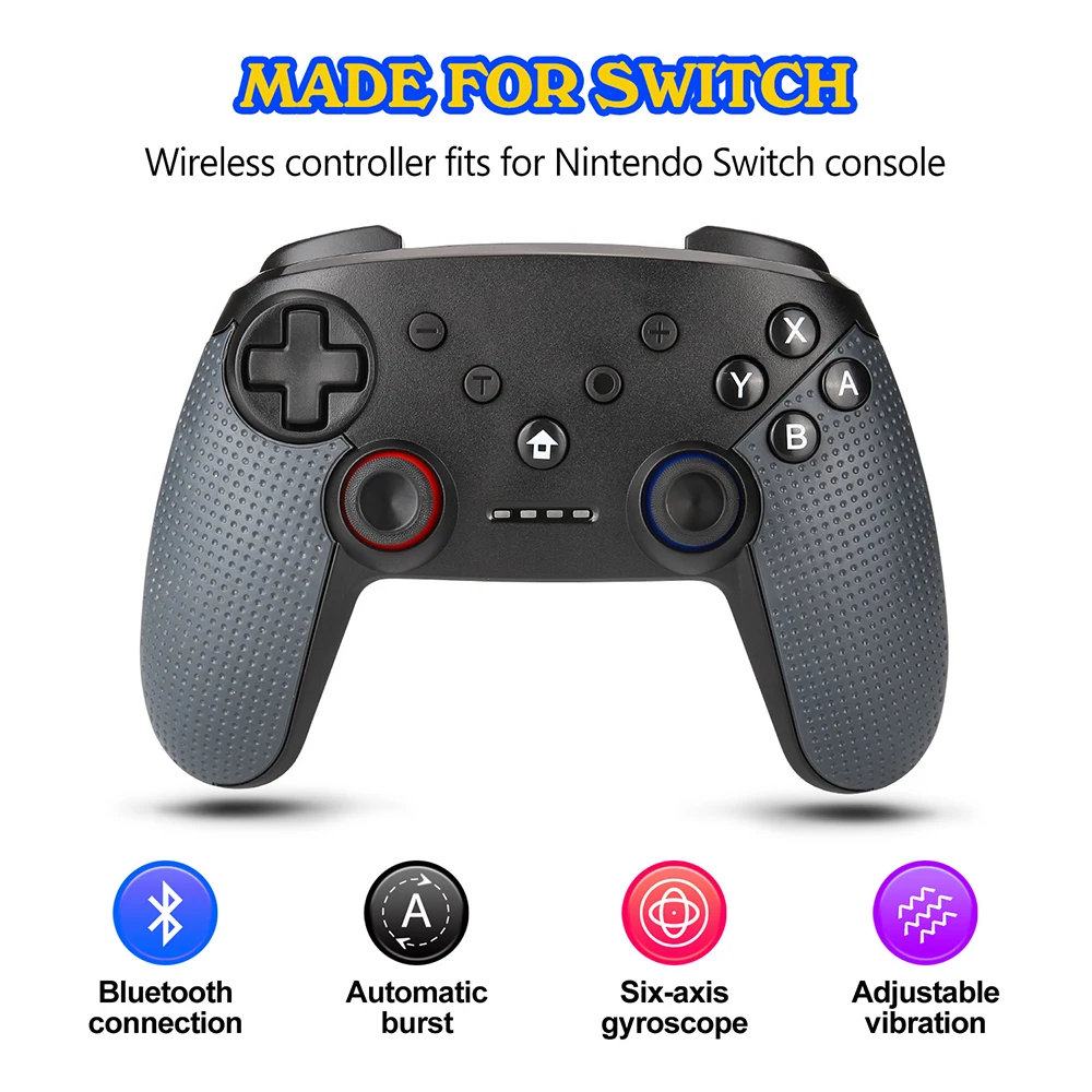 WUIYBN беспроводной переключатель контроллер Bluetooth геймпад NS джойстик для nintendo Switch lite игровой автомат/ПК/Android/пара