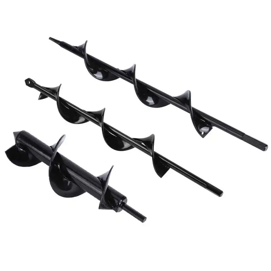Garden Planter Auger Drill Bit Buried Planting Digging Hole Tool Accessories Manganese Steel Spiral | Инструменты