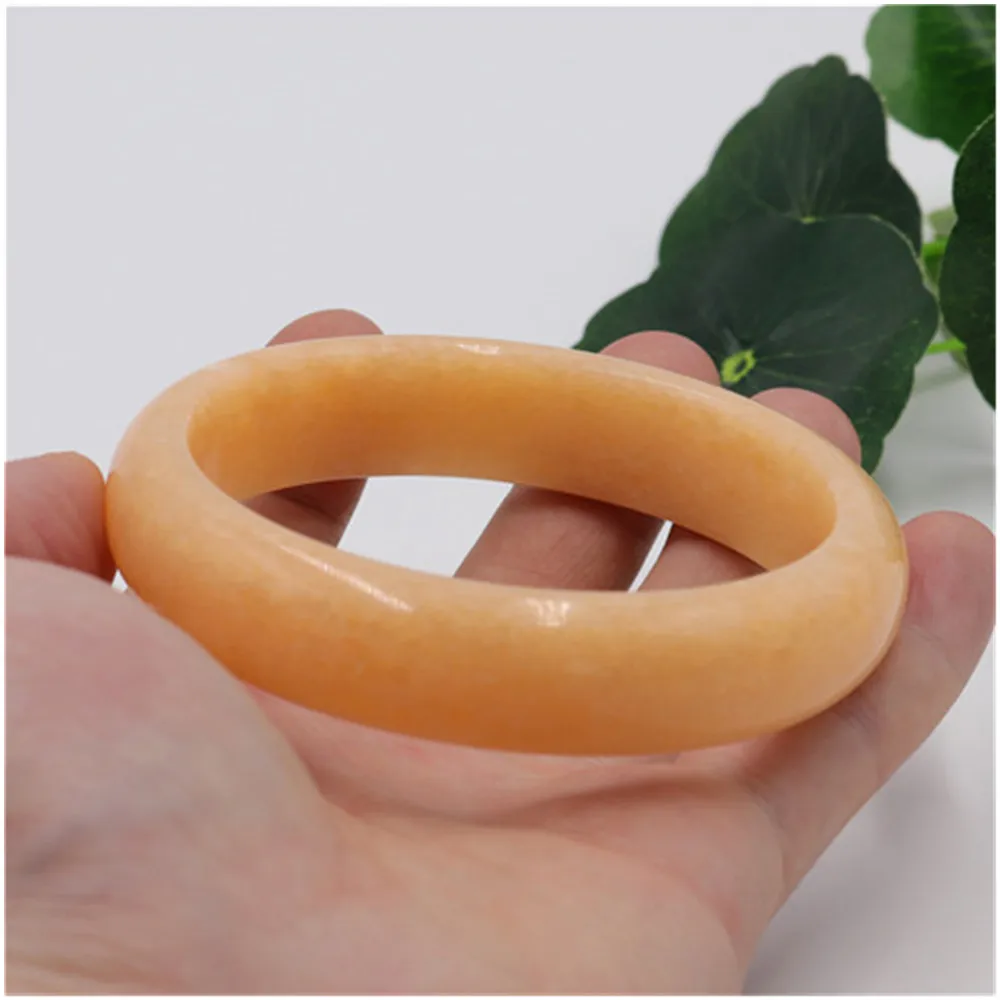 

Natural Yellow Chinese Jade Bracelet Bangle Jewellery Fashion Accessories Lucky Amulet HandCarved