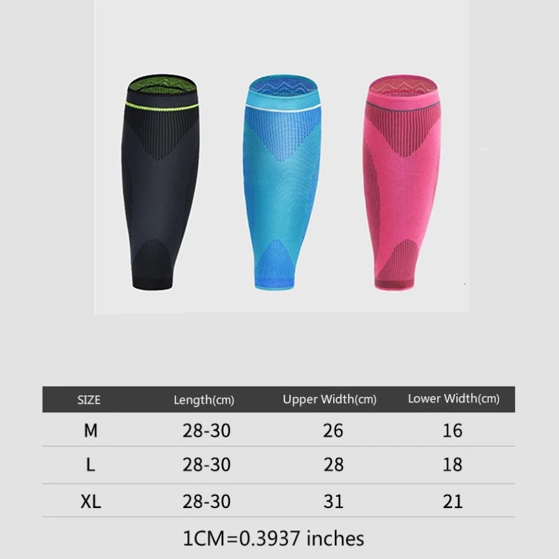 Компрессионные гетры с поддержкой икры 1 пара спортивные для бега нашивками