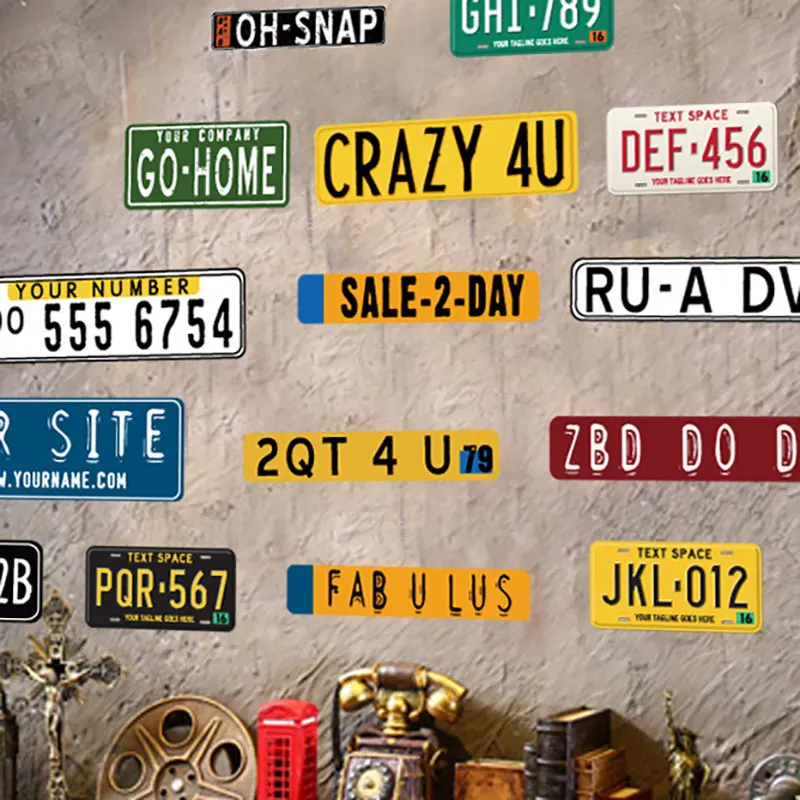 Новинка американская автомобильная наклейка в стиле ретро Настенная Наклейка