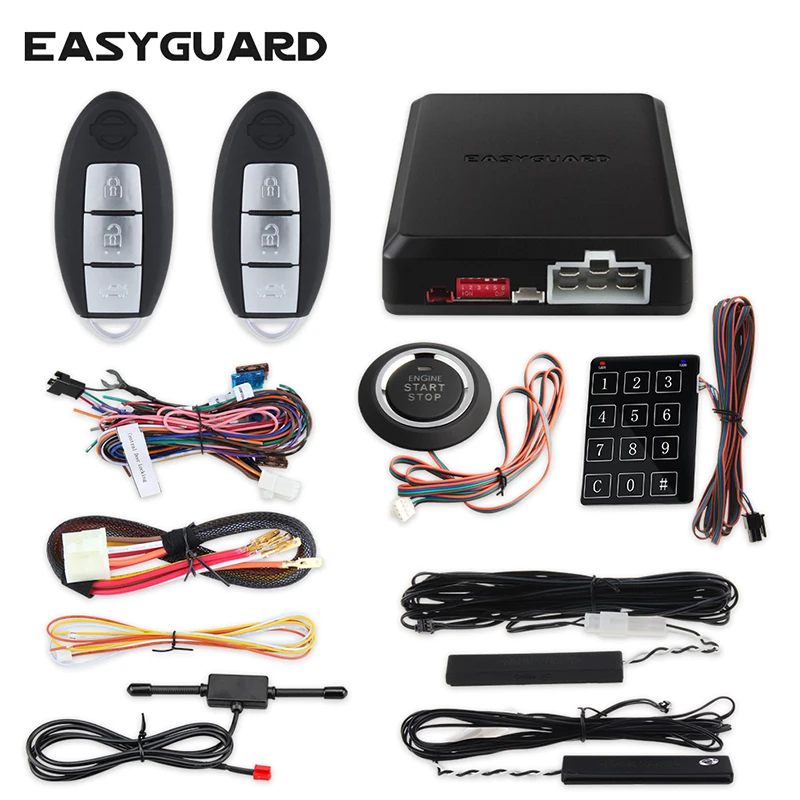 Автомобильная сигнализация EASYGUARD PKE с пультом дистанционного управления система