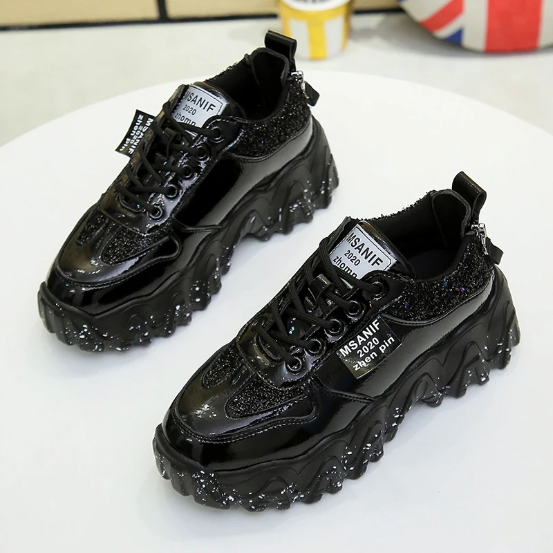 Женские кроссовки RUIFF женская красная обувь с высоким верхом уличная на толстой