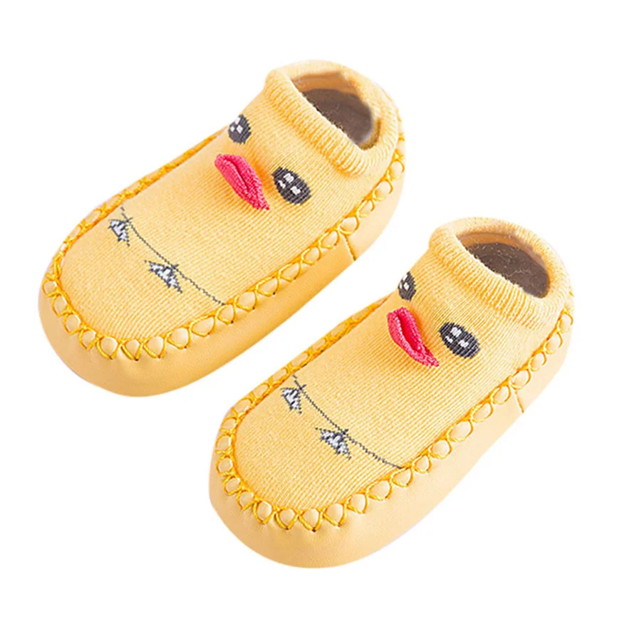Newborn Socks Newborns Baby Boys Girls Sock Cute Animal Winter Keep Warm Slipper Anti-slip Floor Shoes | Детская одежда и обувь