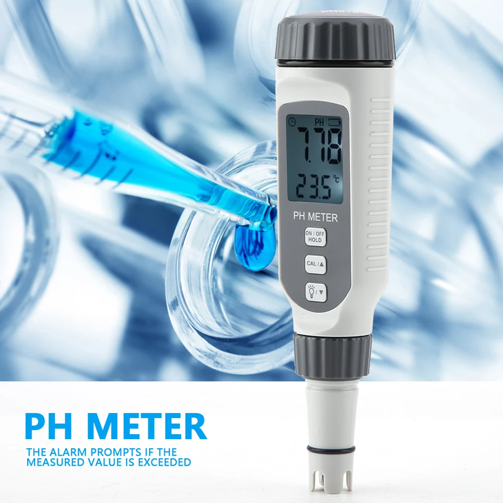 PH метр портативный с ЖК дисплеем 0 00 PH|Измерители pH| |