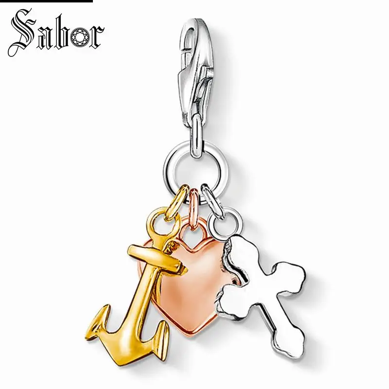 Thomas Faith Hope Love Charm европейские ювелирные изделия для женщин и мужчин 2020 религиозный