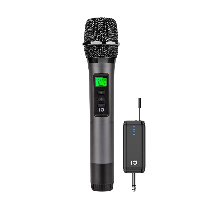 Профессиональный микрофон 2 4G UHF Ручной беспроводной приемник микрофона |