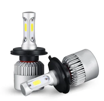 DHL 100PCS 50Pair Car Led Headlight Bulbs Lamp H4 H7 Canbus H11 H8 HB4 H1 H3 Auto High Low Beam 6000K 6500K Light S2 | Дом и сад