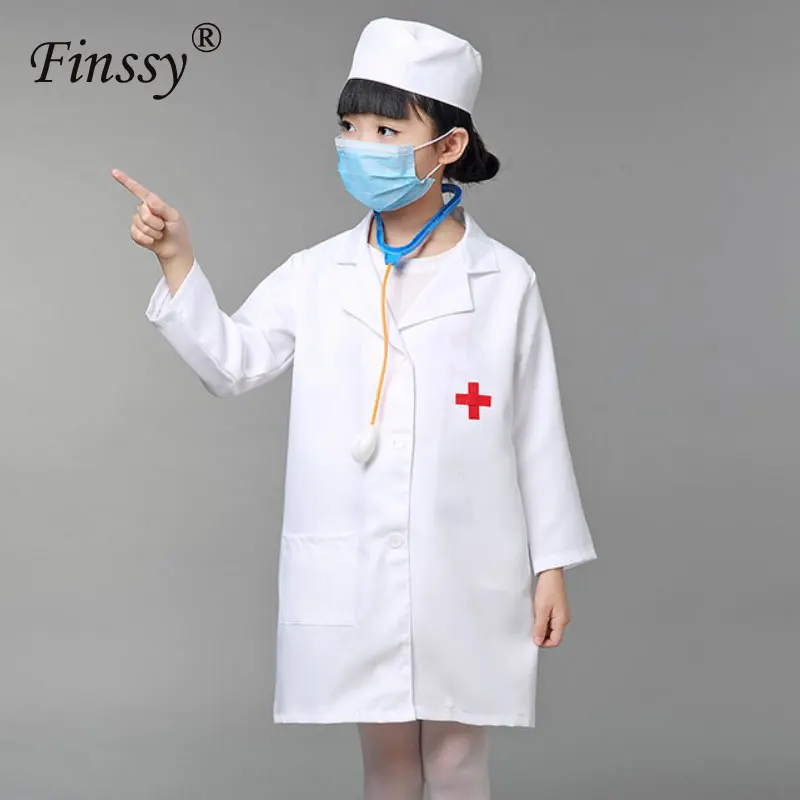 Женский костюм доктора униформа медсестры одежда на Хэллоуин для девочек