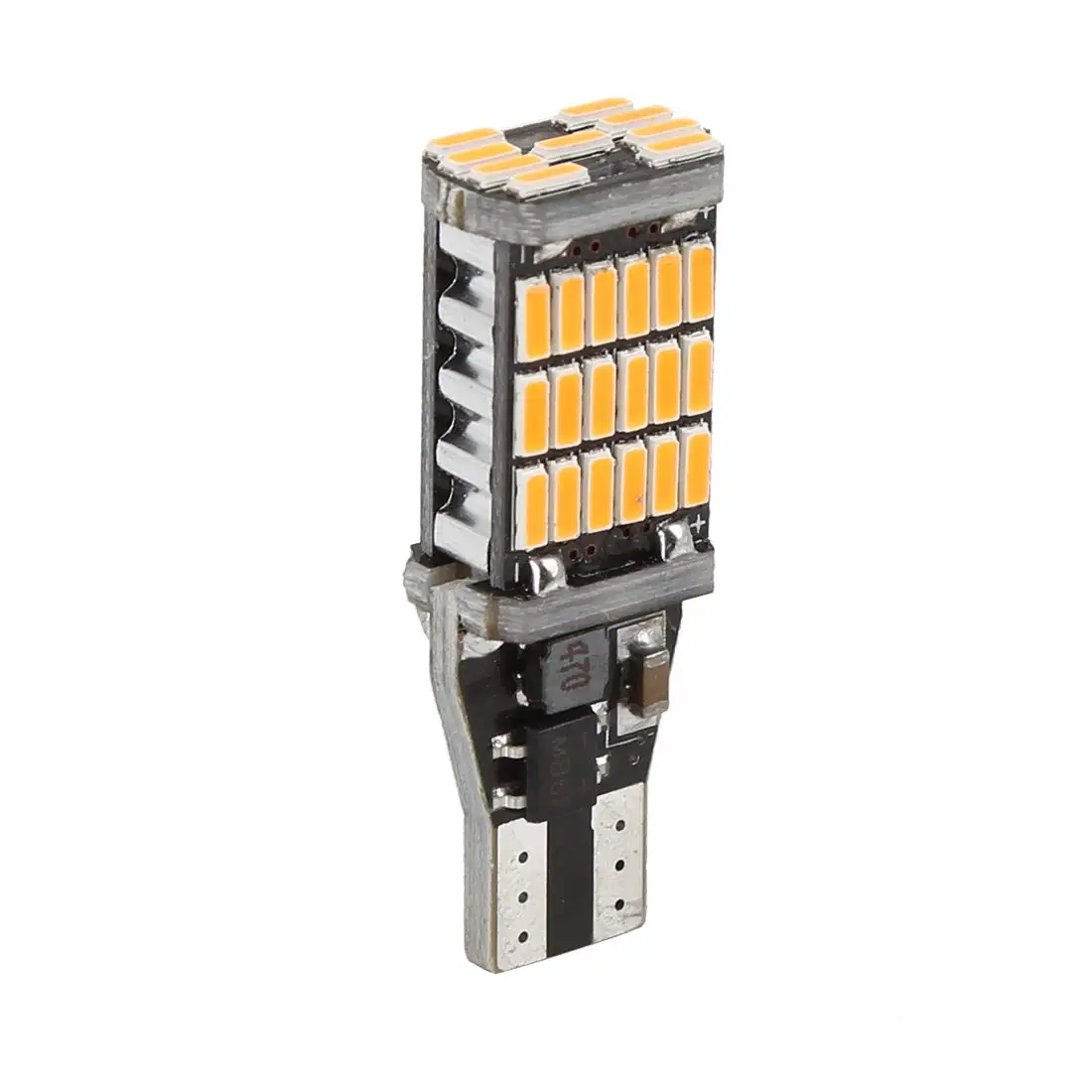 2 шт. T15 W16W светодиодный Canbus лампы 921 912 ошибок 4014 45 SMD автомобиля автоматические светодиодные лампы для резервного копирования Фары заднего хода электролампочка для внутренних помещений белый Янтарный красный