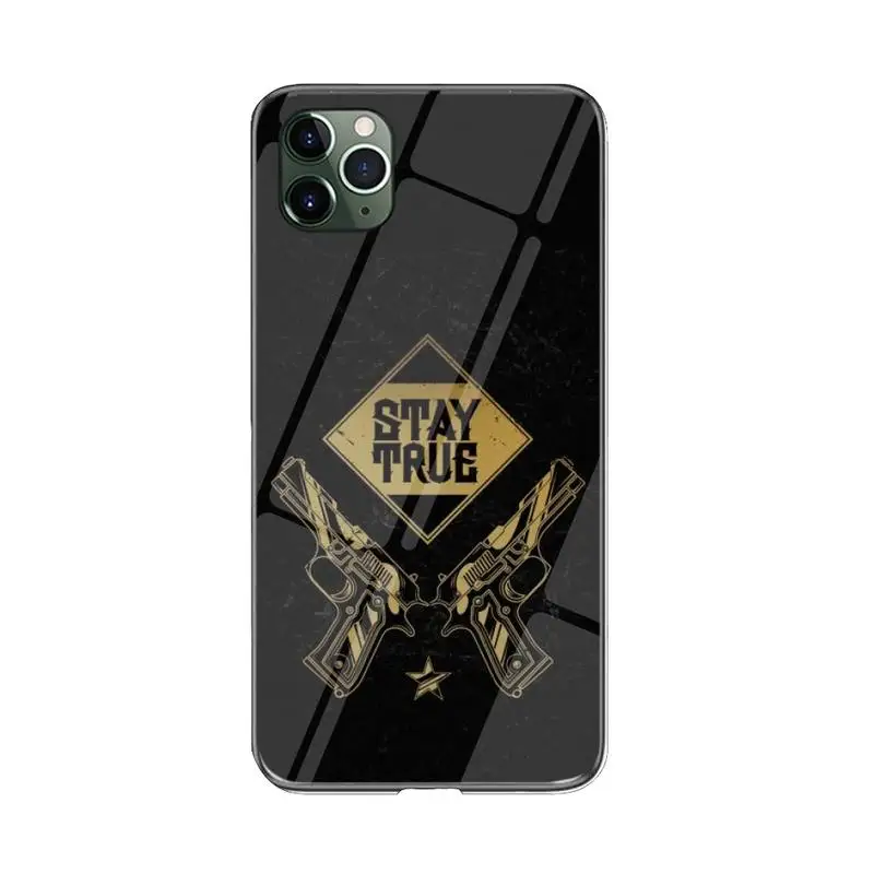 

FHNBLJ True Gangster Phone Case For iPhone 12 mini 12 PRO Max 11 pro XS MAX 8 7 6 6S Plus X XR cover