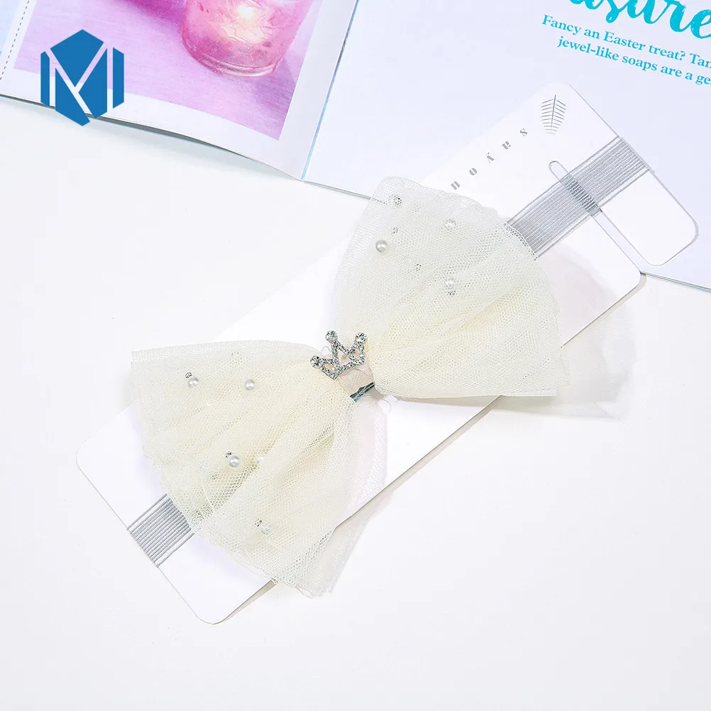 М мизм высокая гибкая принцесса головные уборы милые Твердые жемчужная Корона