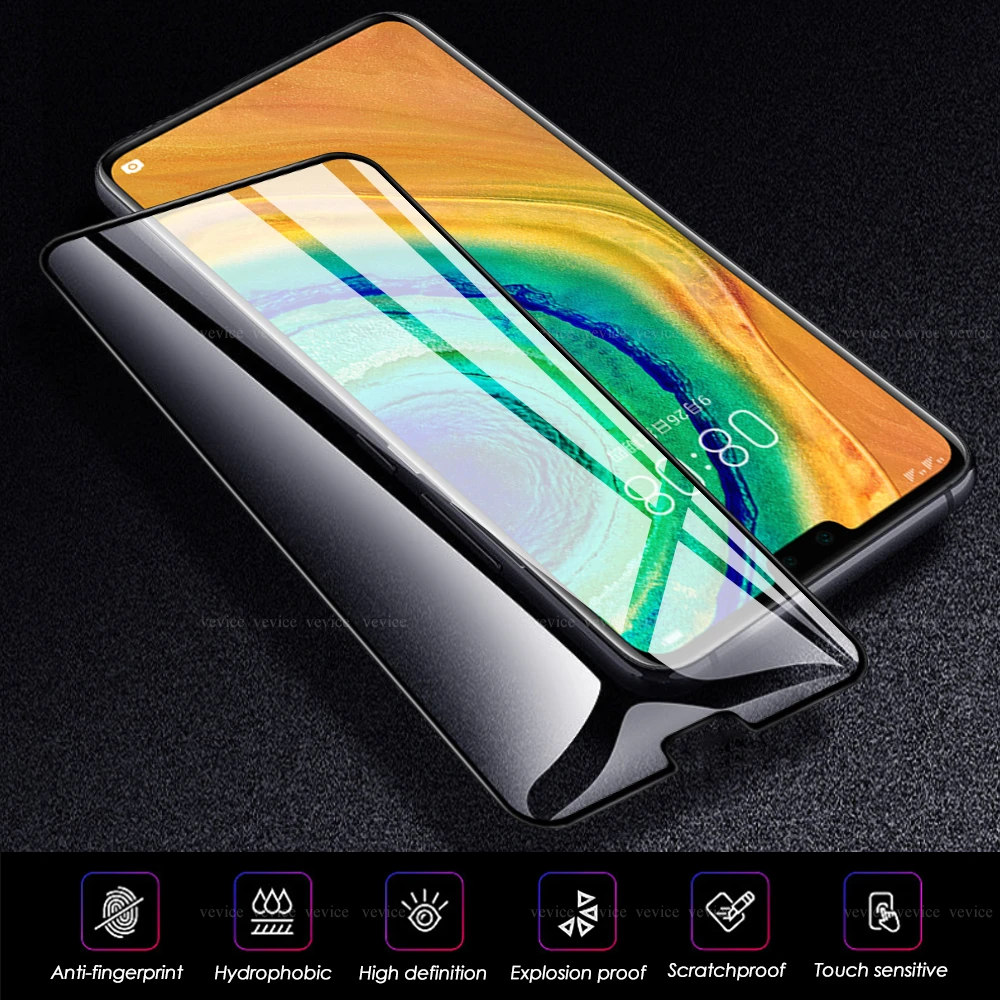 Закаленное стекло с защитой от коррозии 9H для huawei Honor 8 9 Lite 10 mate 30 ультратонкое
