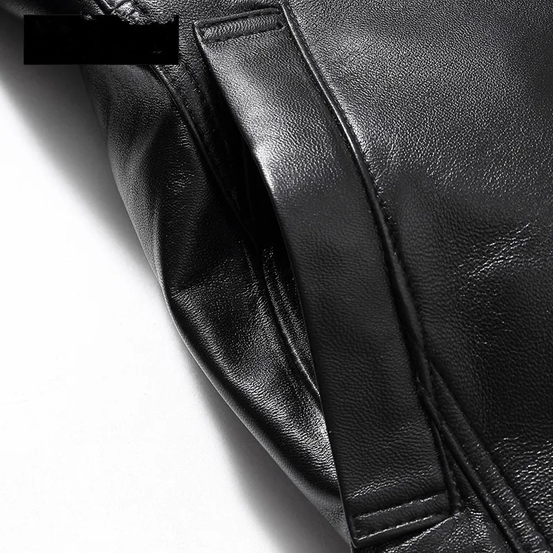 Мужская кожаная куртка весна осень 2020 мужская из натуральной овчины уличная