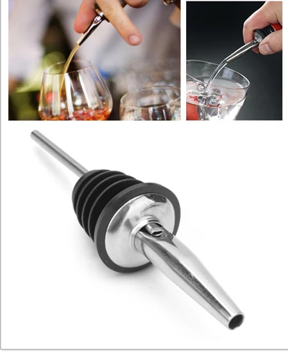

Cap Spout Stopper Mouth Dispenser Bartender Household Kitchen Tools Bar Accessories Mini Currency Stainless Steel Bottle Pourer