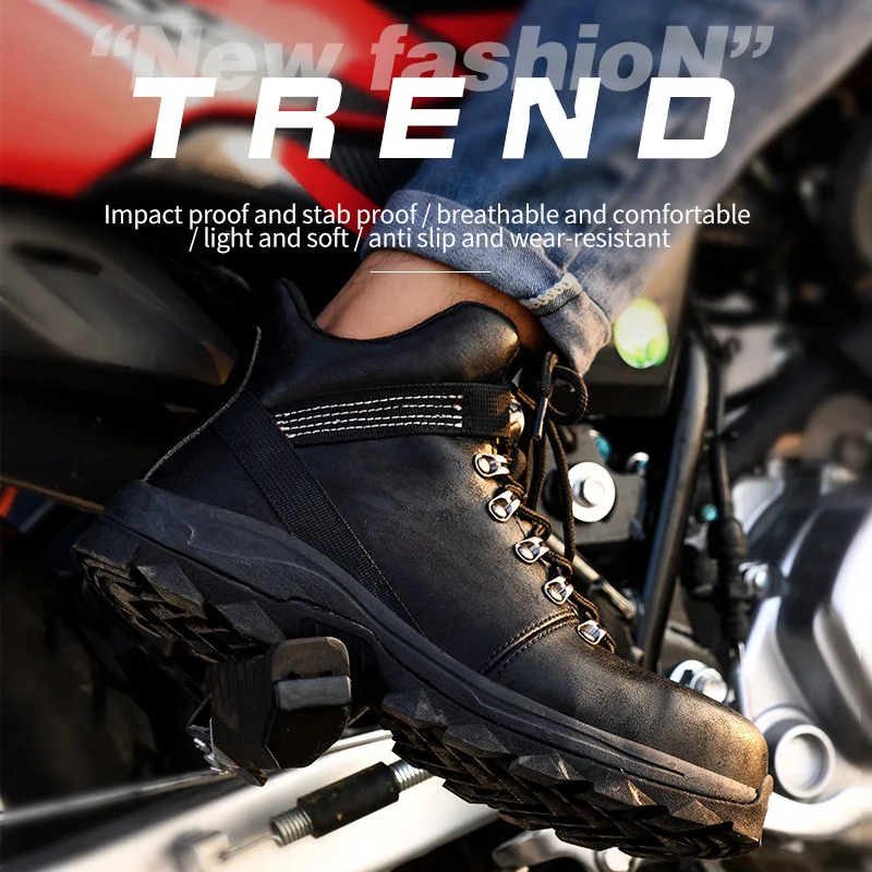 

Safety Shoes Men Women Steel Toe Indestructible High-Top labor Boots Anti-smashing and wear-resistant Stab-resistant Shoes