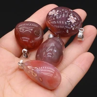good quality natural agates pendants polished onyx charms for trendy jewelry making diy women necklace earring gifts