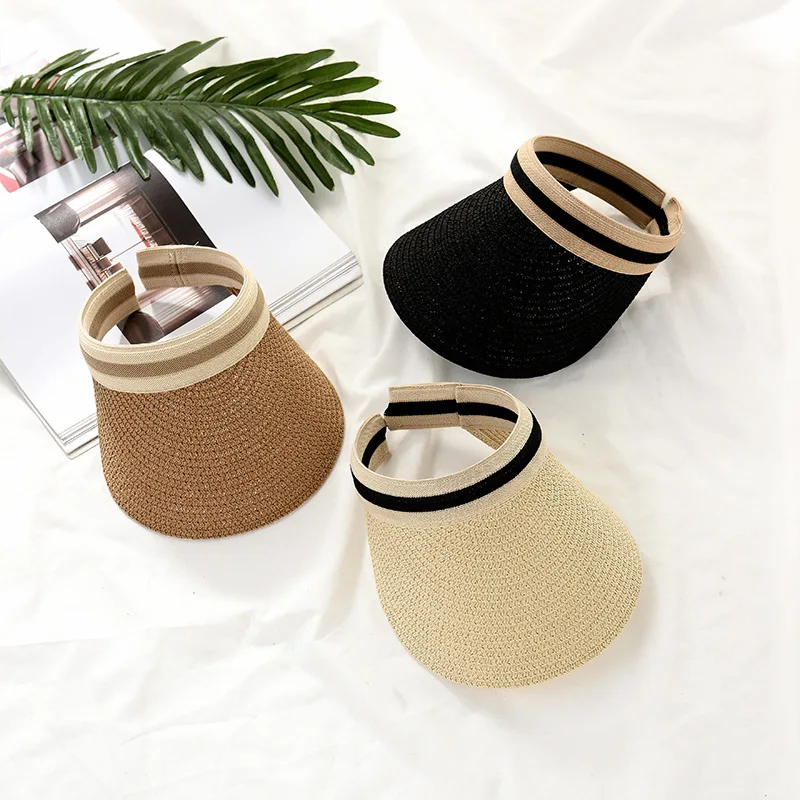 Женская летняя шляпа-козырек от солнца с широкими полями | Аксессуары для одежды