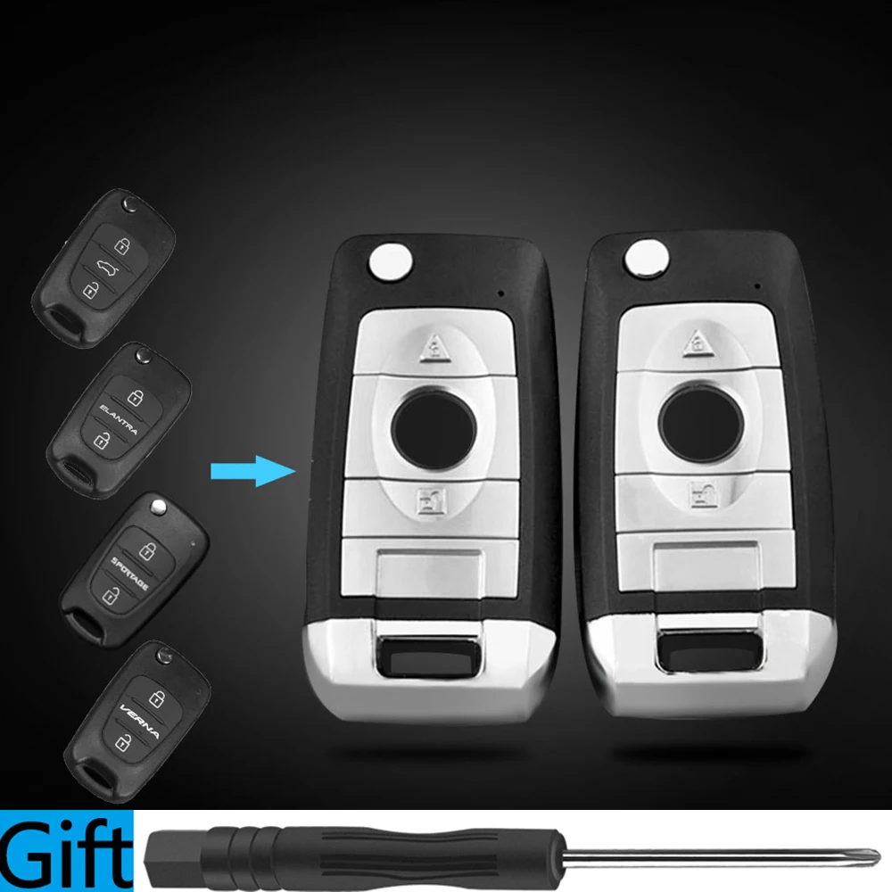 OkeyTech модифицированный откидной складной дистанционный ключ для автомобиля