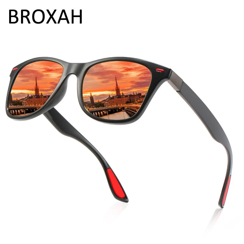 

Trending TR90 Polarized Sunglasses Men Square eyewear Sun glasses for Women Vintage Unisex Goggle Male UV400 Oculos de sol