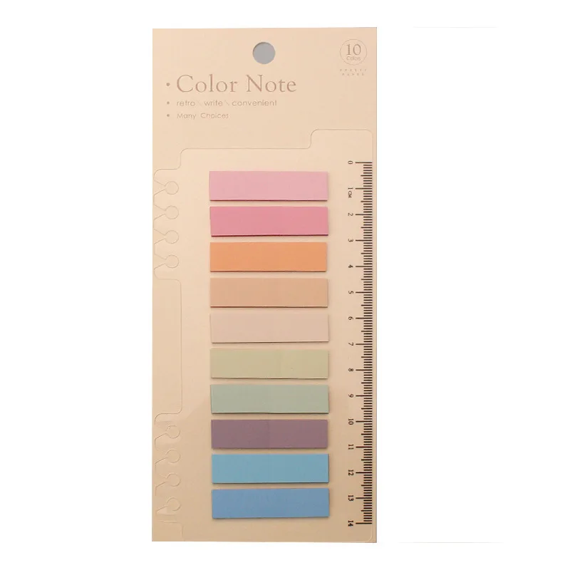 200 листов Morandi Color N Times Sticky Key Points Index Note Post Sticker Bookmark To Do List Labels клейкая бумага для