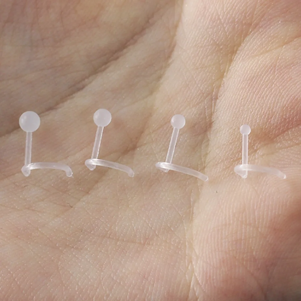 Пистолет 10 шт. акриловые бусины в стиле панк для пирсинга носа украшения губ