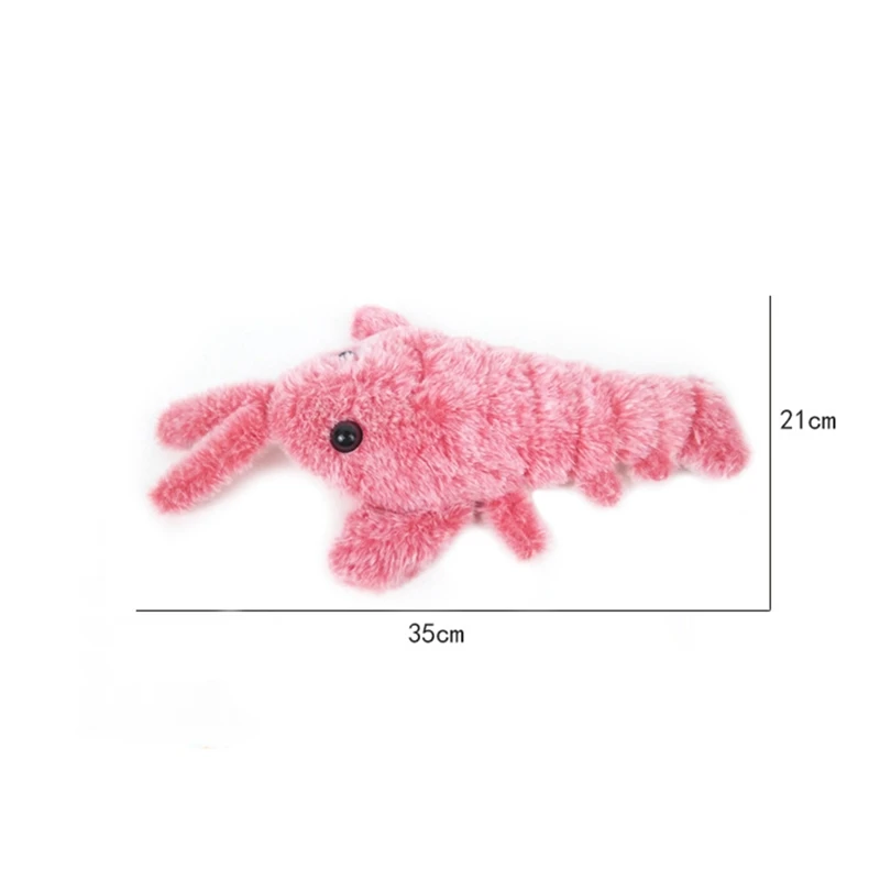 Электрический Скакалка креветки кошка игрушка Лобстер датчик движения и для