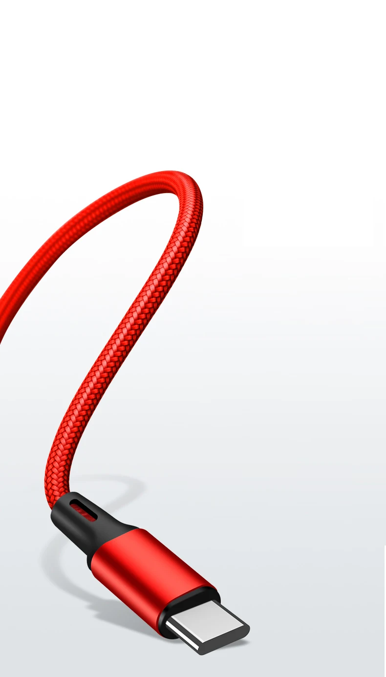 Быстрая зарядка 3 в 1 8Pin usb type C Micro USB кабель для iPhone 8X7 6 6S Plus samsung Nokia USB кабели Нейлоновый Шнур Универсальный