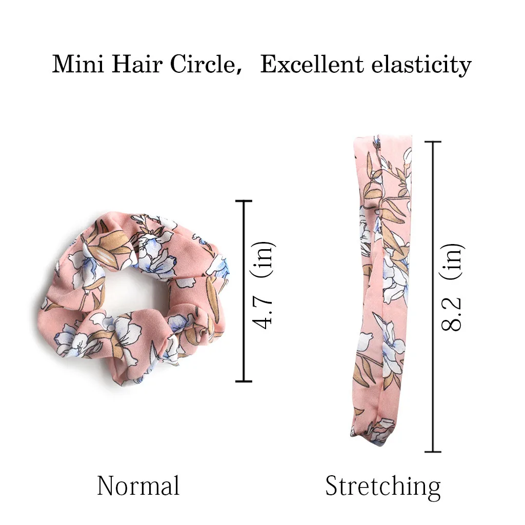 40 шт. шифоновые оригинальные модные резинки для волос эластичные резинки для волос для женщин или девочек аксессуары для волос 20H