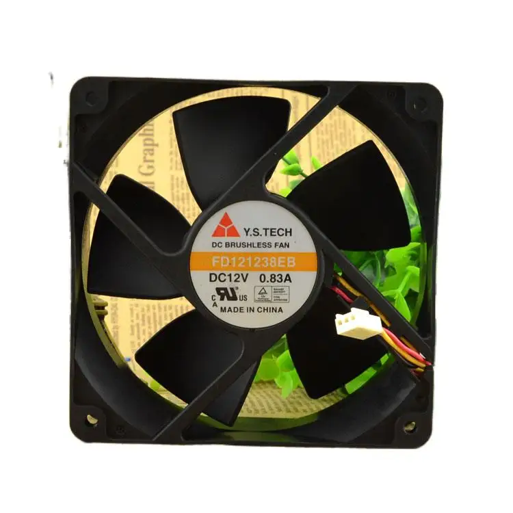 Yuanshan Y.S. Двойной шаровой вентилятор Tech Fd121238eb 12038 12V 0.83a 12 см