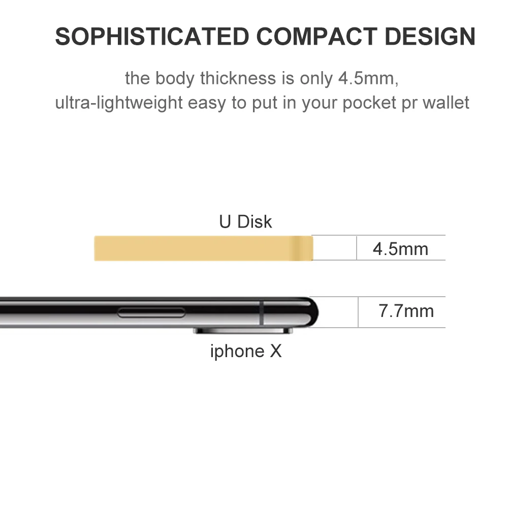 JASTER высокоскоростная флешка 2 мини USB флеш-накопитель металлический 4 ГБ 8 16 64 Гб