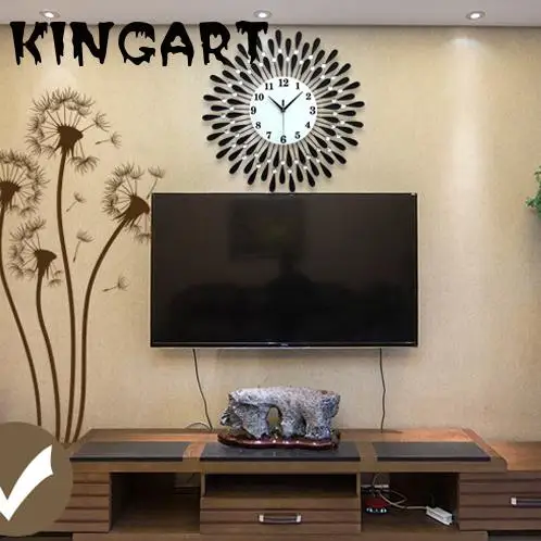 Современные дизайнерские настенные часы 3d Роскошные художественные большие