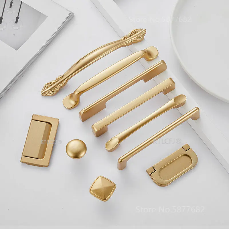 Ручка для кухонного шкафа квадратная U образная золотая ручка выдвижного ящика