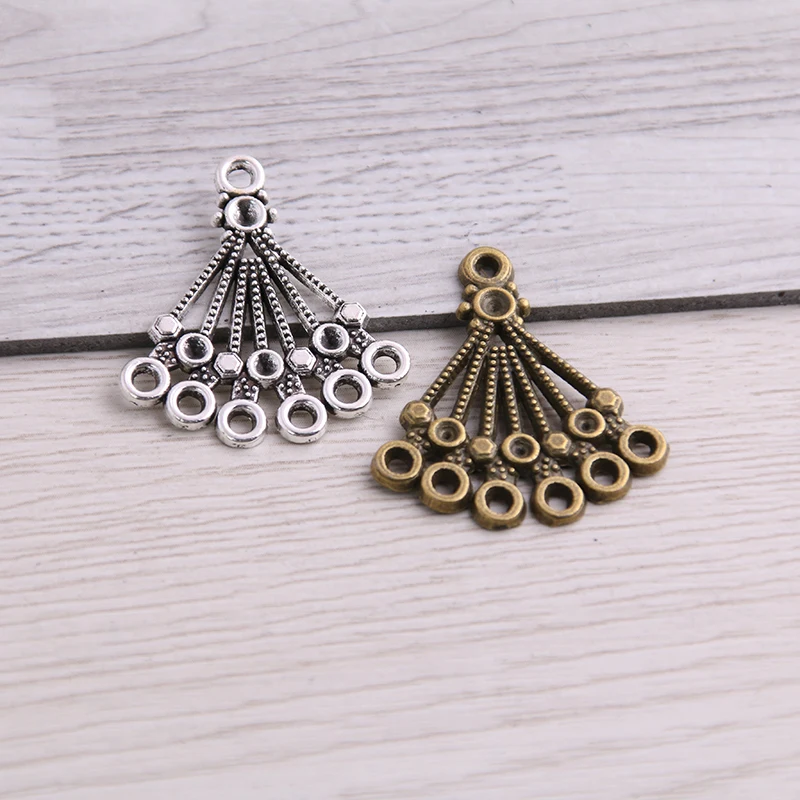 

Милый Колокольчик, 40 шт., 25*27 мм, два цвета, цинковый сплав, Винтаж, фотоэлемент, сделай сам, полый круг, соединитель, подвеска, ожерелье