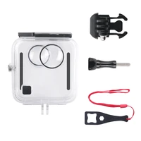 for gopro fusion 45m underwater waterproof housing shell for go pro panoramic vr camera protective box diving case accessories